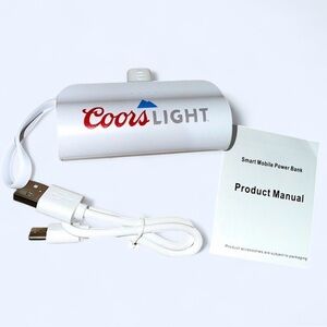 NEW! Coors Light Mobile Phone Power Bank - Limited Edition